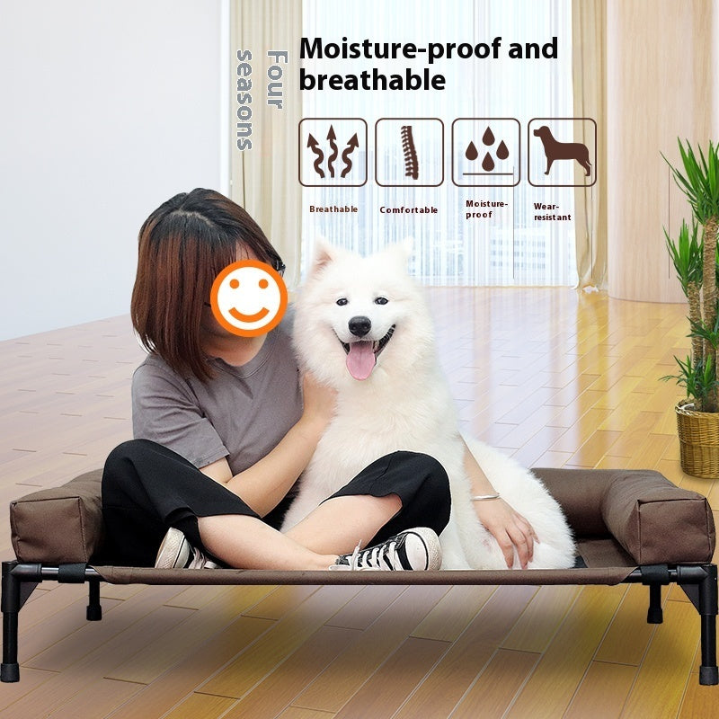 Pet Camp Bed Removable And Washable Moisture-proof Belt Surrounding Border Kennel